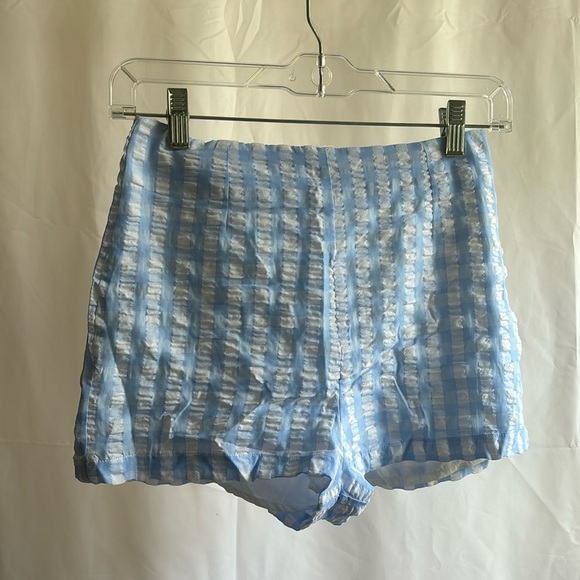 Never Worn Plaid Mini Shorts - Picture 1 of 1